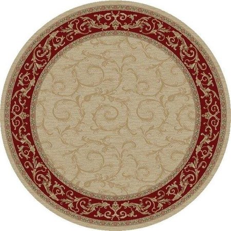 CONCORD GLOBAL TRADING Concord Global 43925 5 ft. 3 in. x 7 ft. 7 in. Jewel Veronica - Ivory 43925
